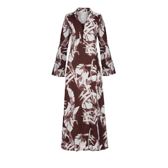 NEW THREE GRACES veronica dress in prune - Picture 1 of 1